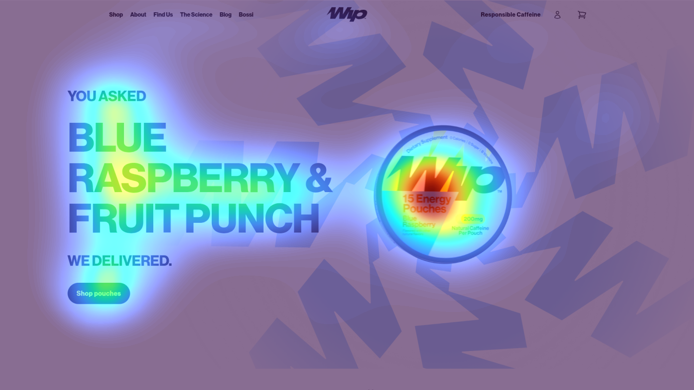 Attention heatmap section 1