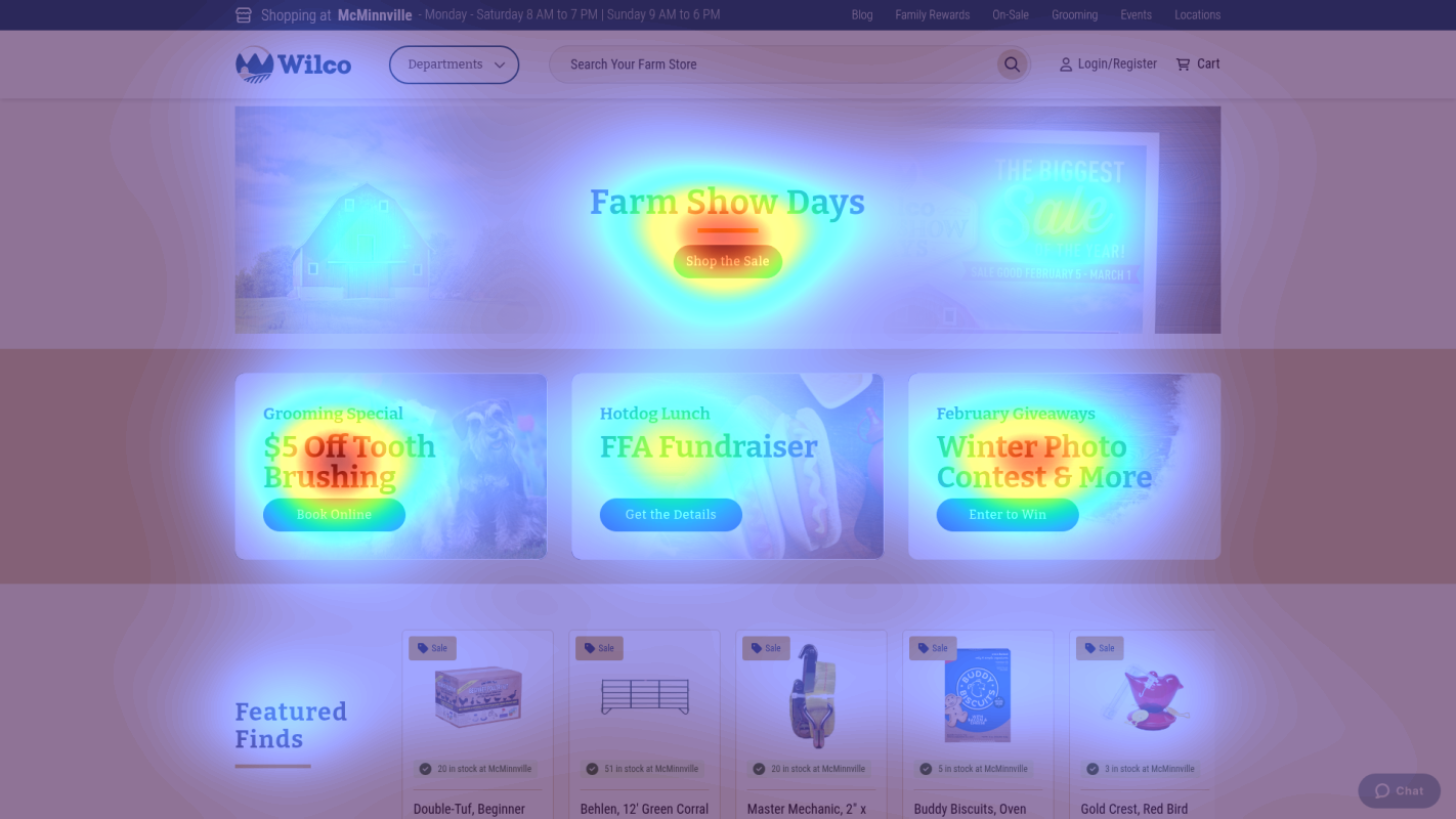 Attention heatmap section 1