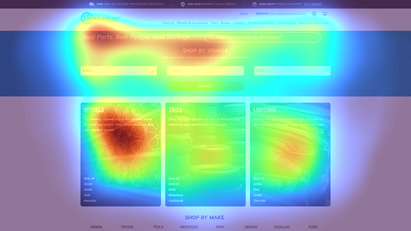 Attention heatmap section 1