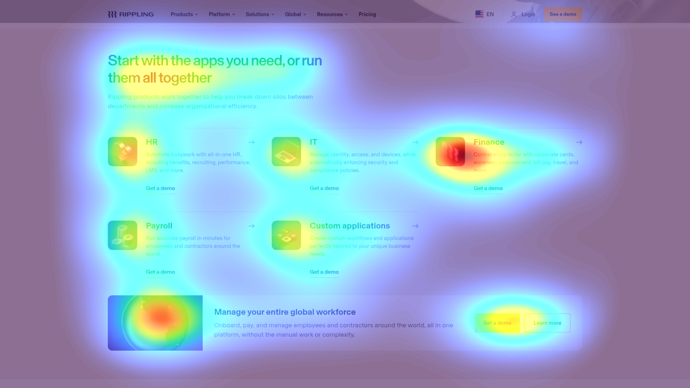 Attention heatmap section 2