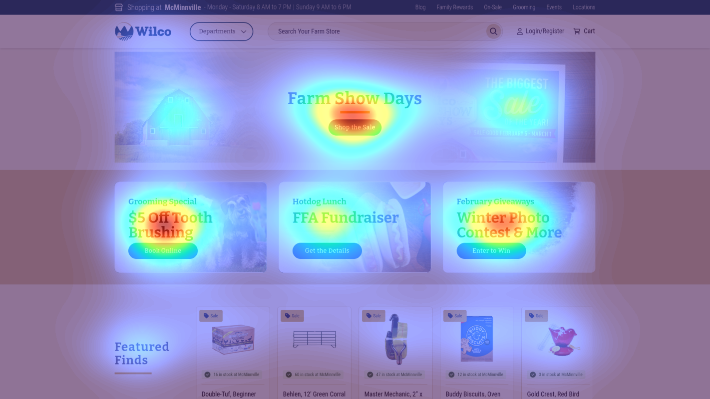 Attention heatmap section 1