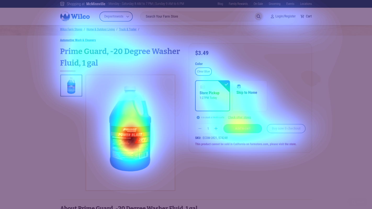 Attention heatmap section 1