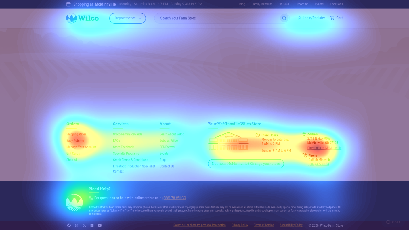 Attention heatmap section 3