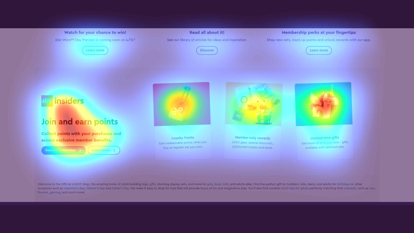 Attention heatmap section 3