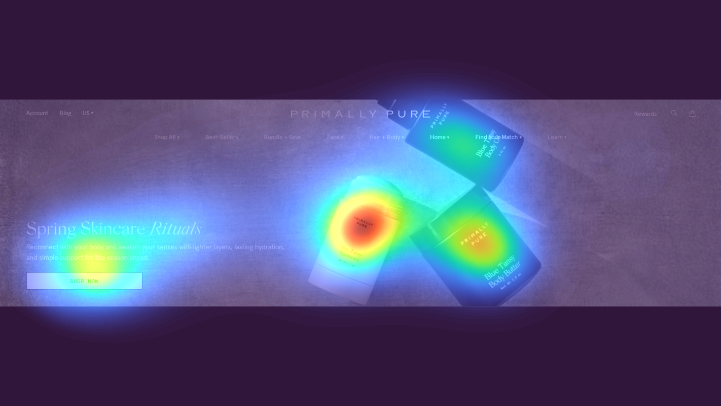 Attention heatmap section 1