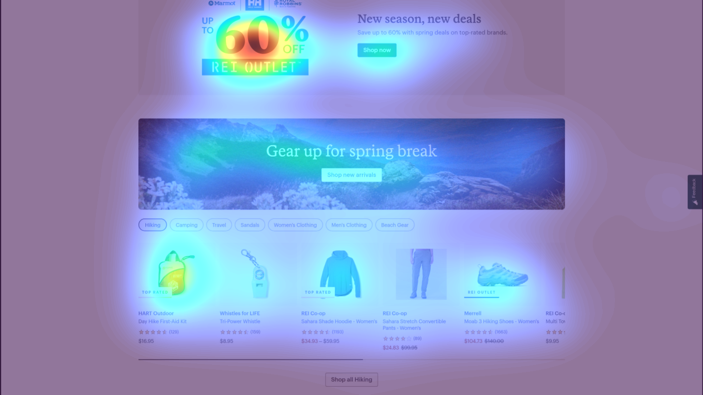 Attention heatmap section 1