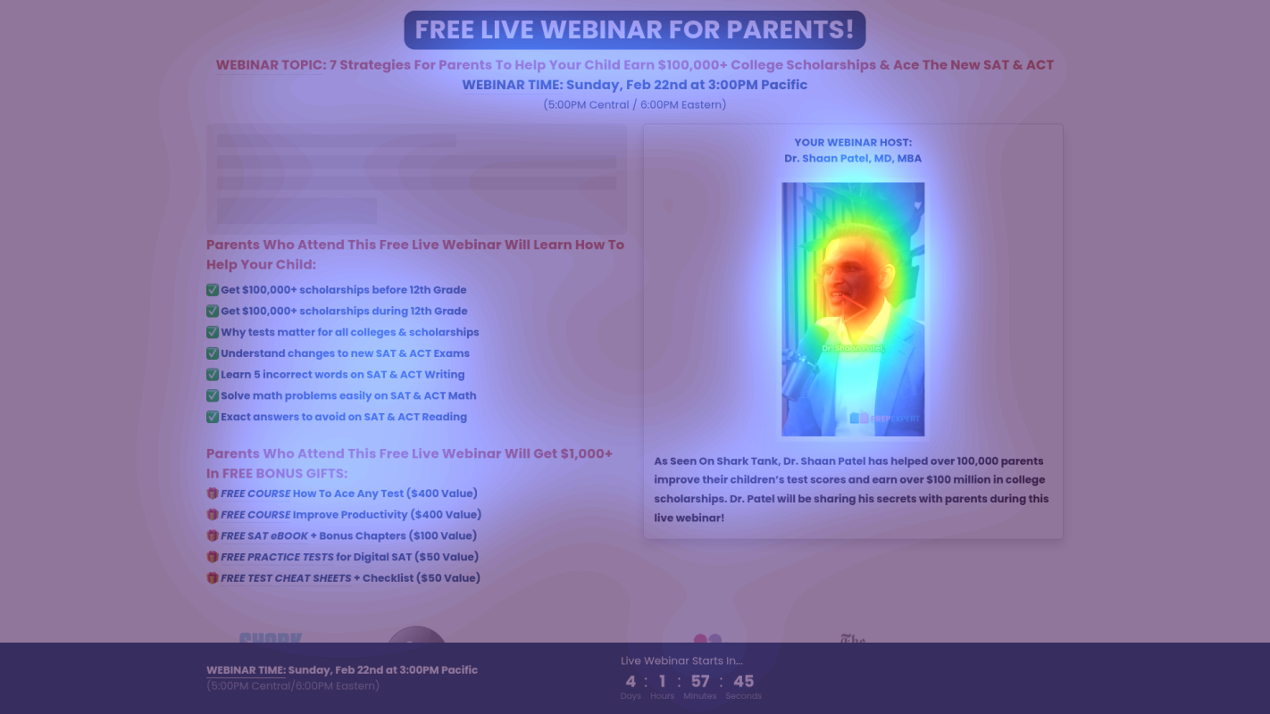 Attention heatmap section 1