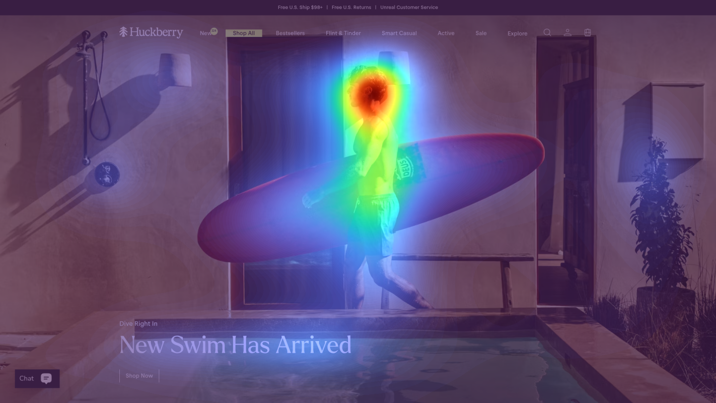 Attention heatmap section 1