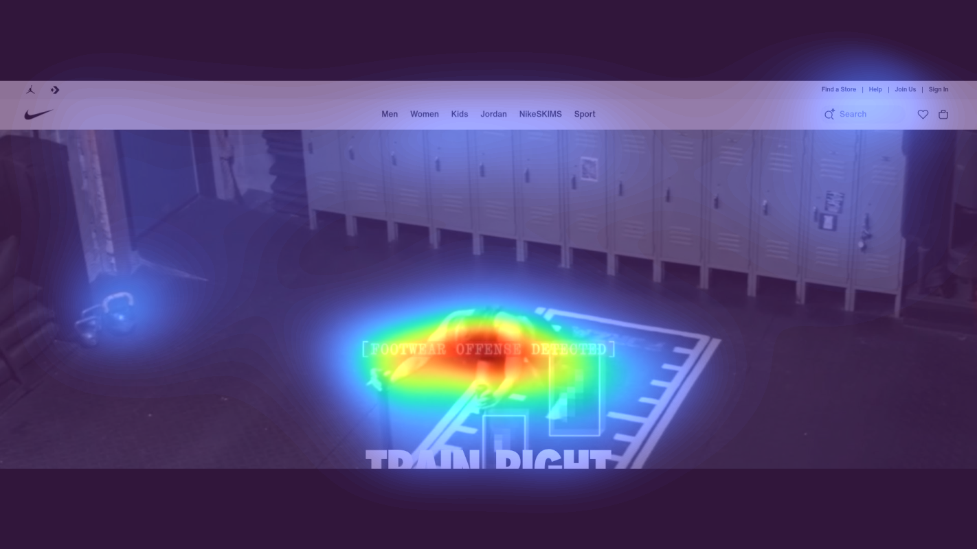 Attention heatmap section 1