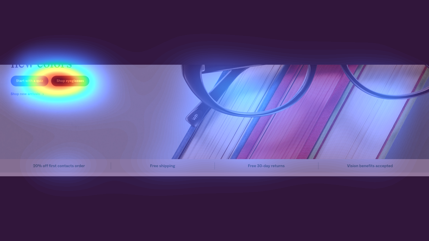 Attention heatmap section 1