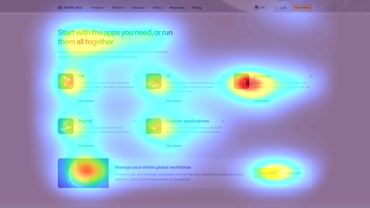 Attention heatmap section 2