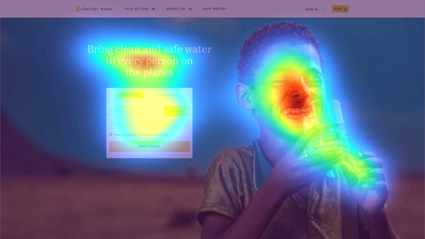 Attention heatmap section 1