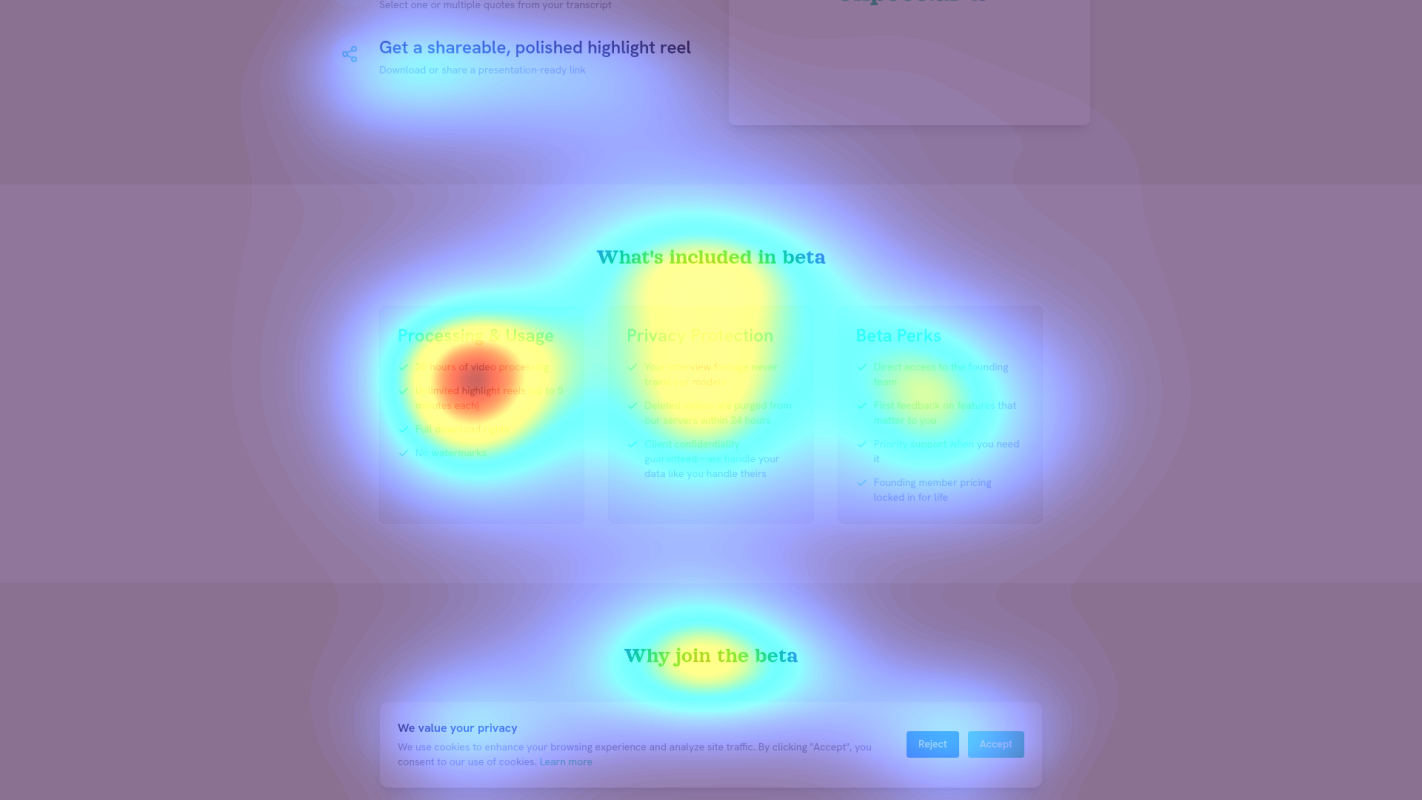 Attention heatmap section 2