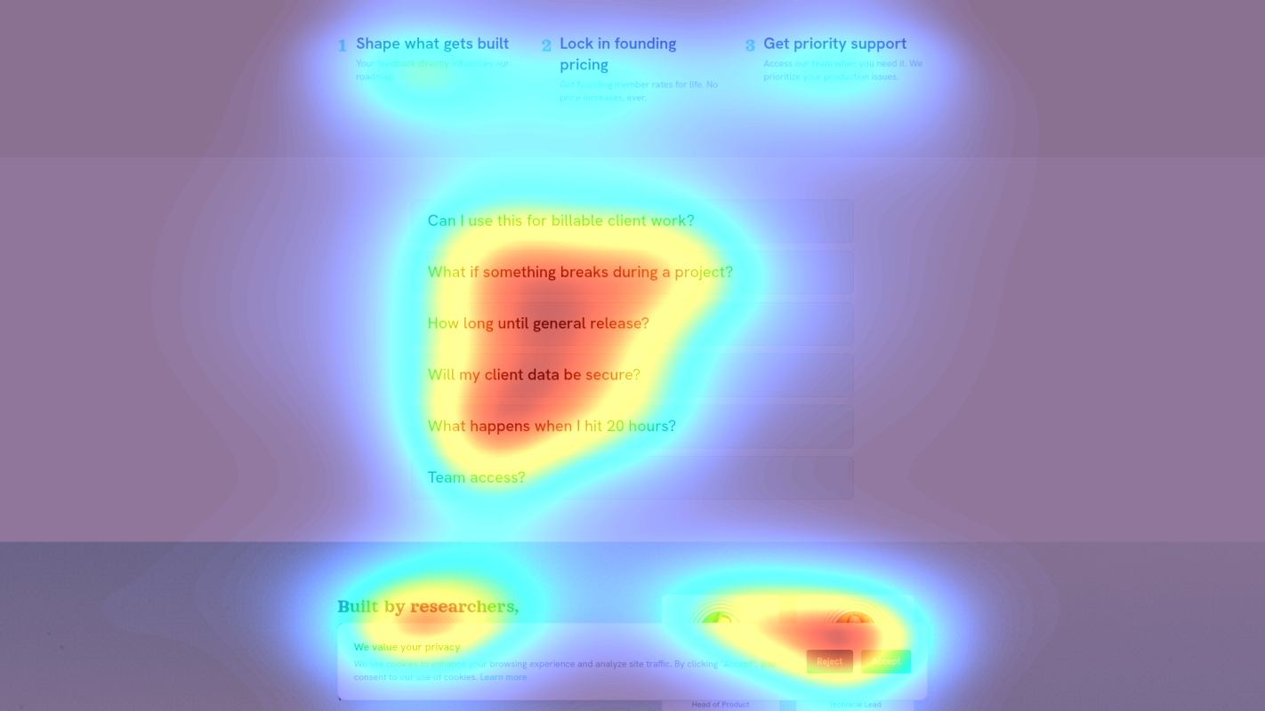 Attention heatmap section 3