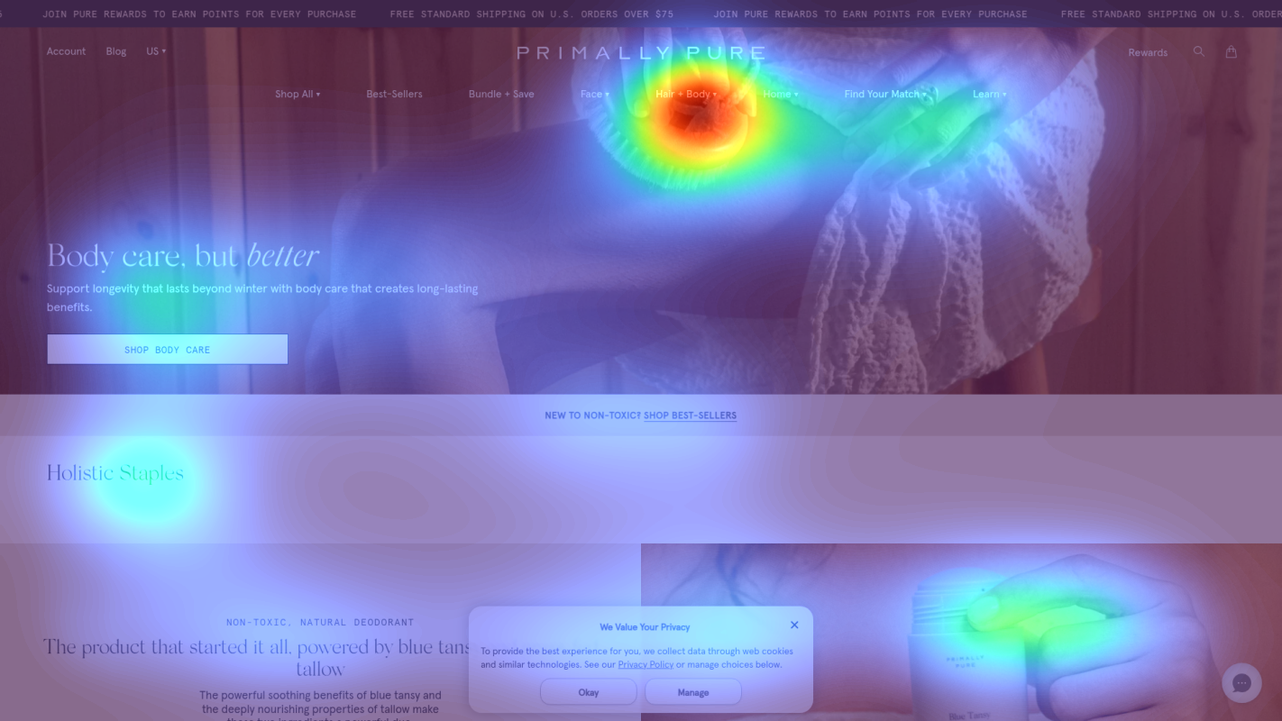 Attention heatmap section 1