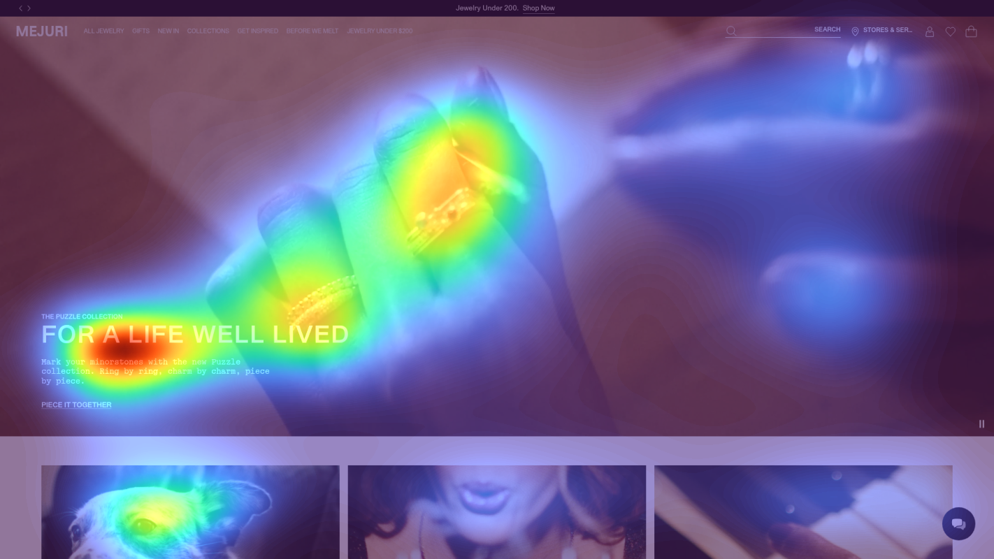 Attention heatmap section 1