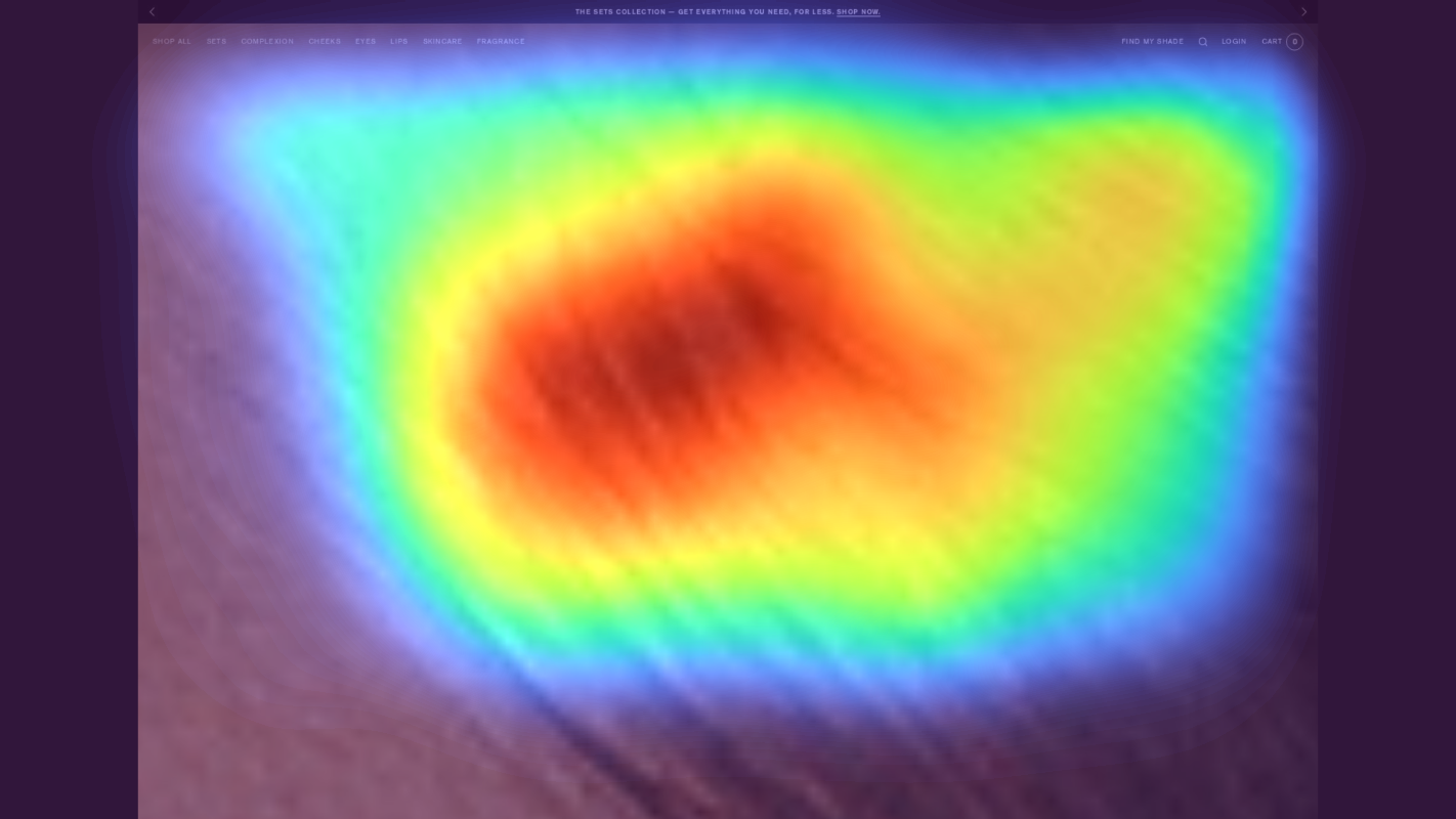 Attention heatmap section 1