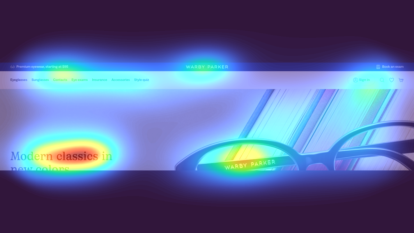 Attention heatmap section 1