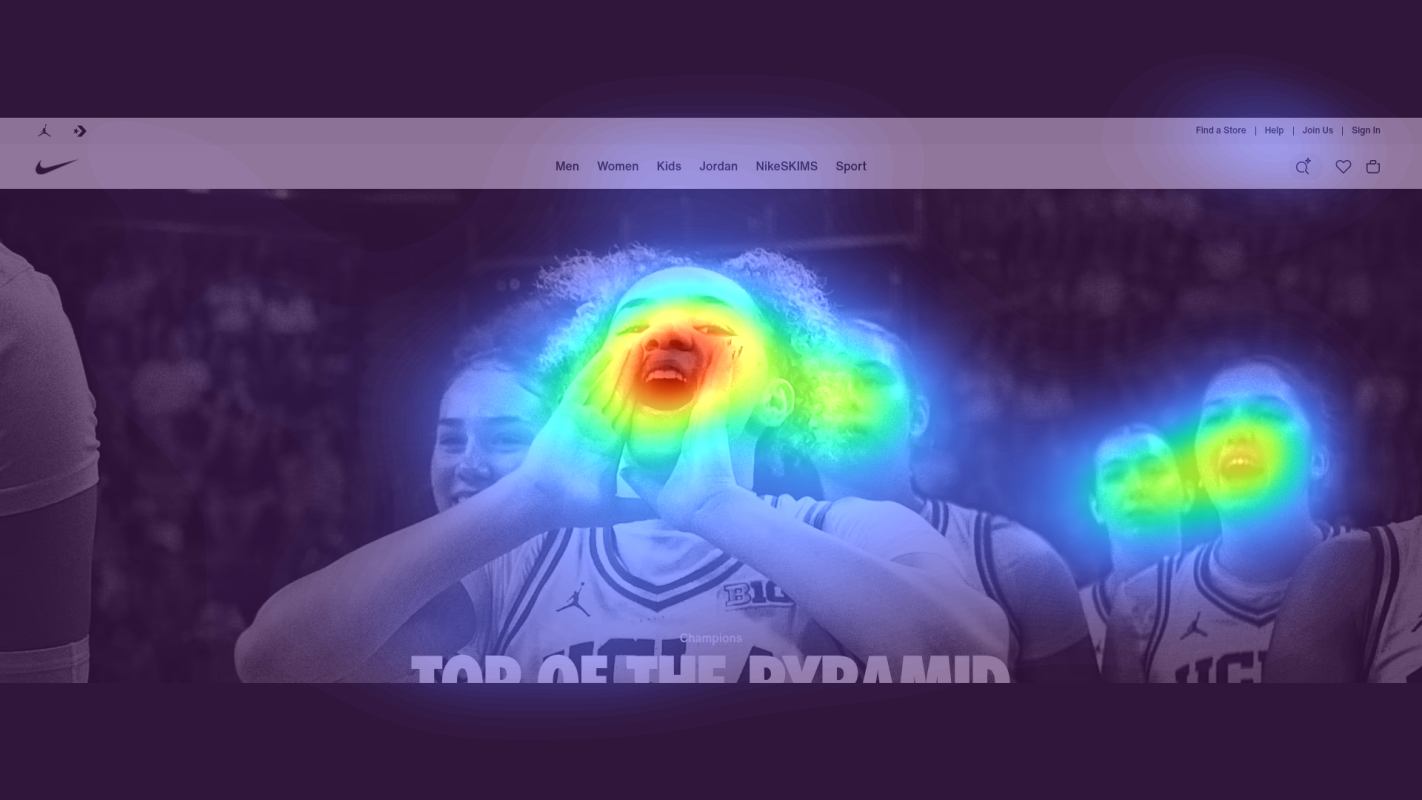 Attention heatmap section 1