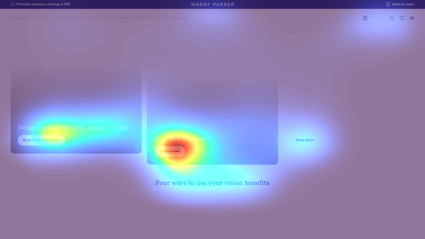 Attention heatmap section 3