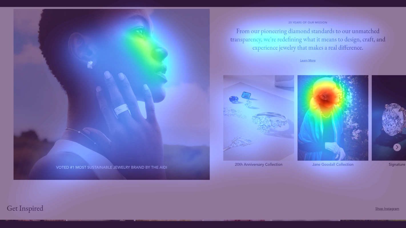 Attention heatmap section 3