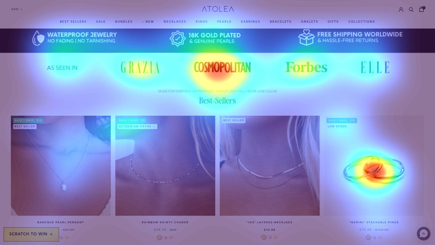 Attention heatmap section 2