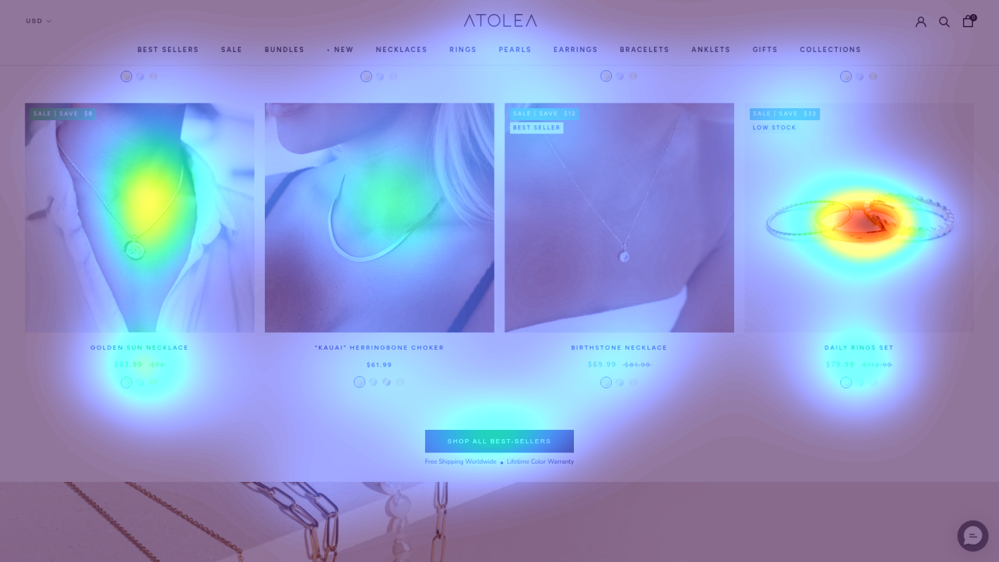 Attention heatmap section 3