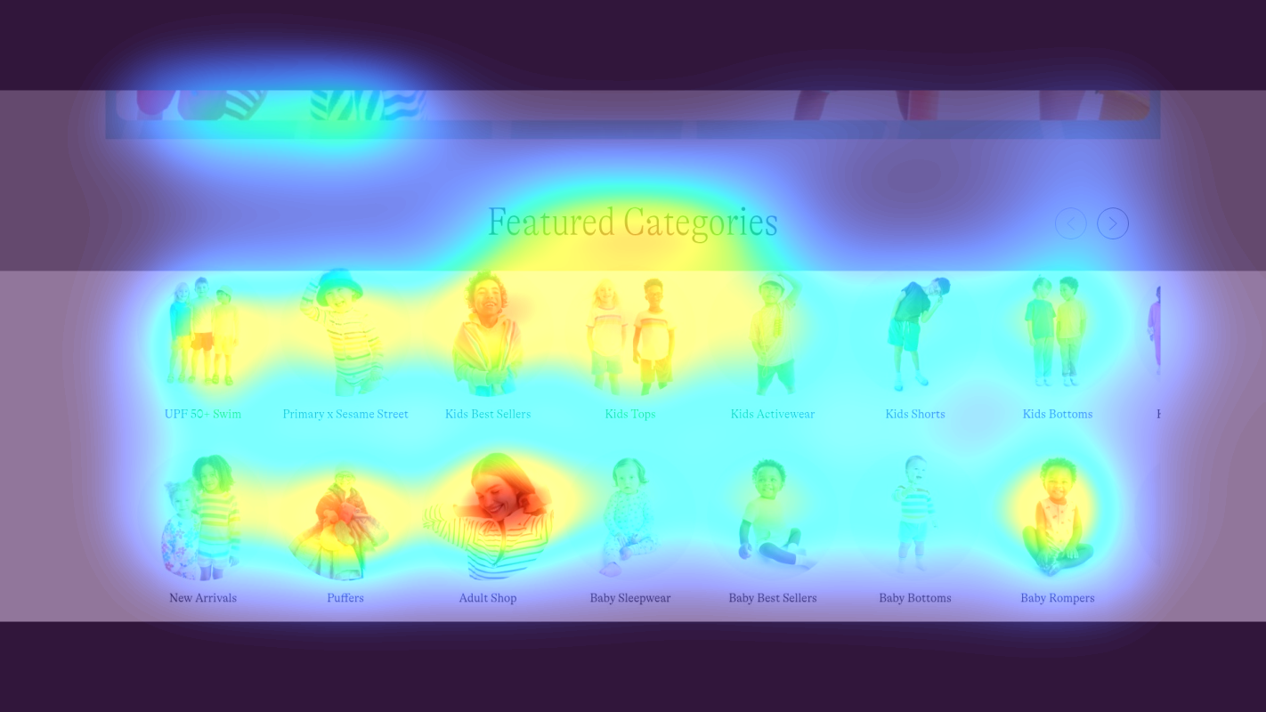 Attention heatmap section 1