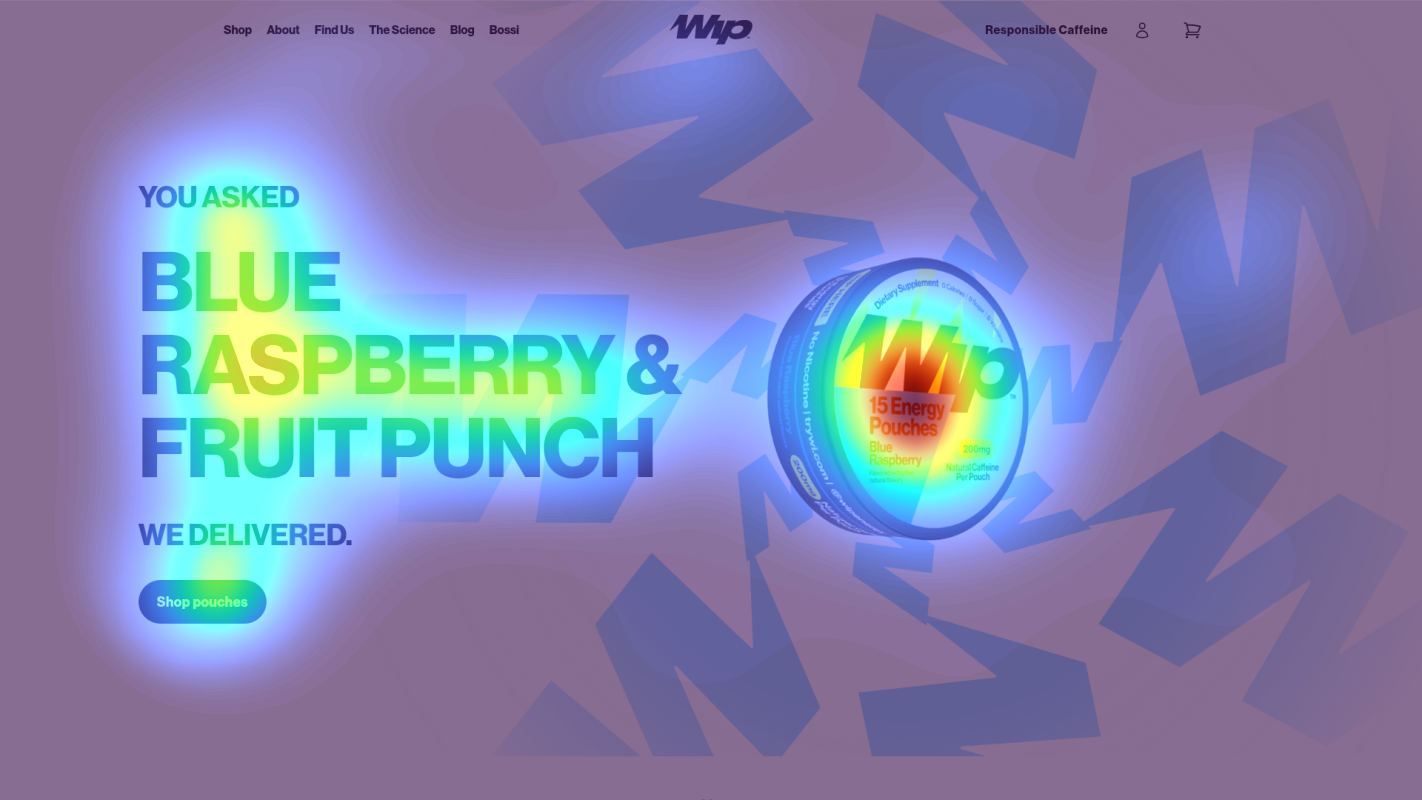 Attention heatmap section 1