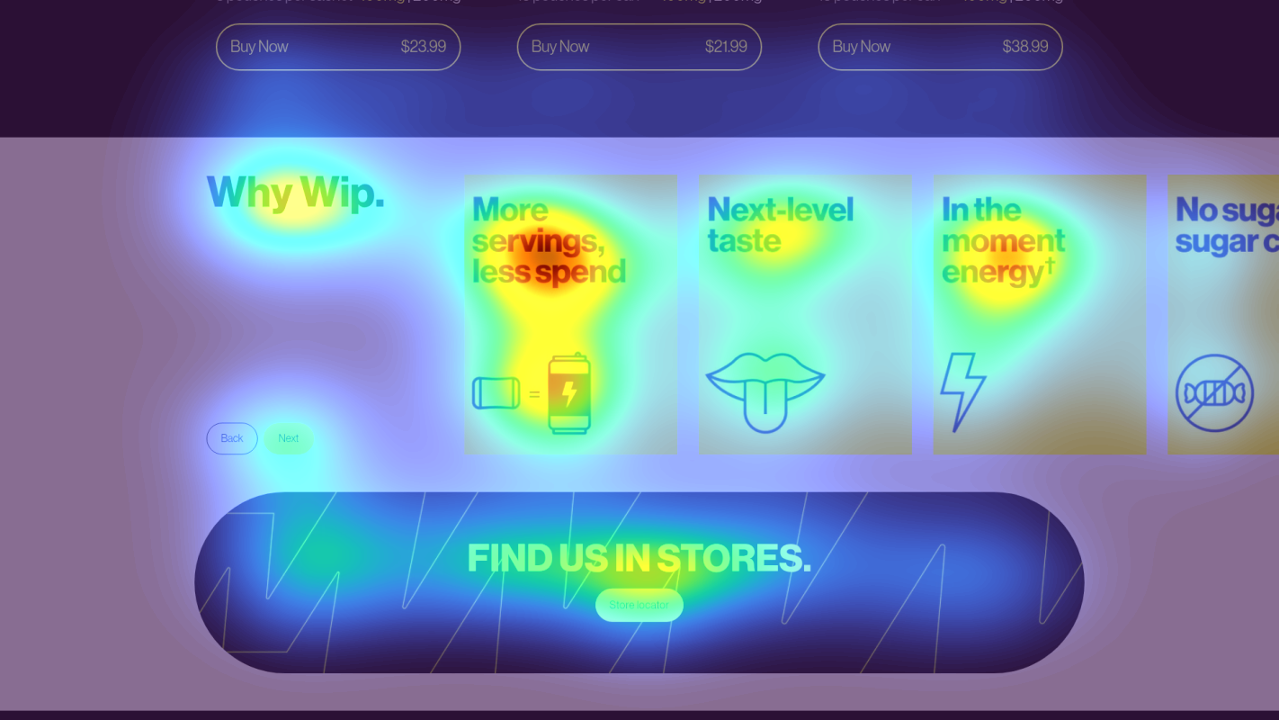 Attention heatmap section 3
