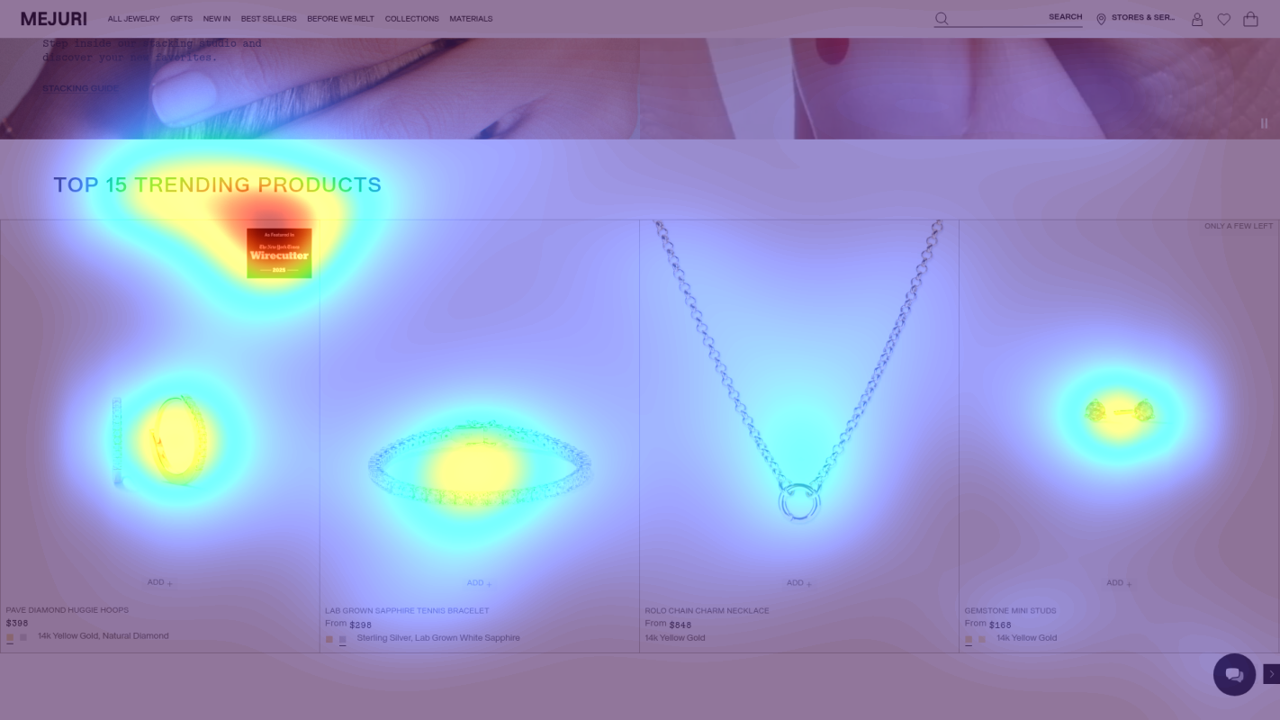 Attention heatmap section 3