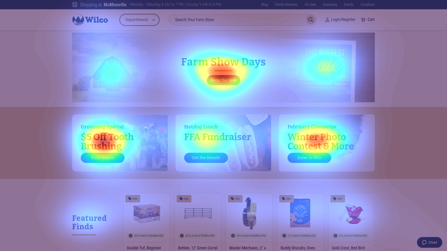 Attention heatmap section 1