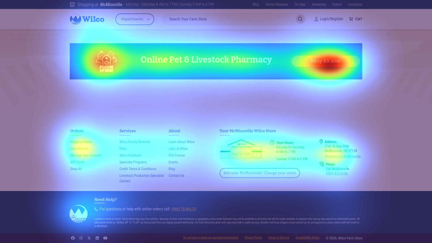 Attention heatmap section 3