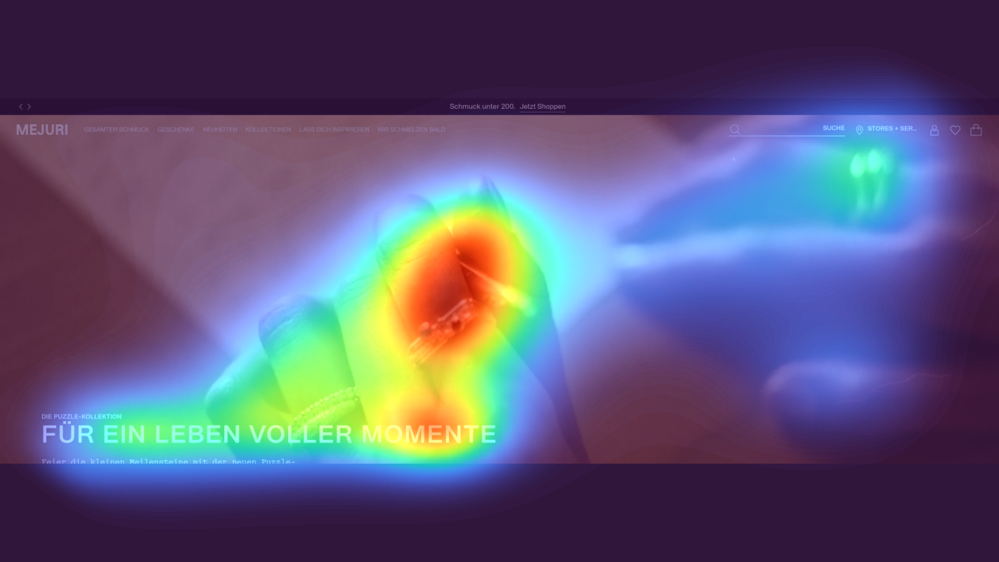 Attention heatmap section 1