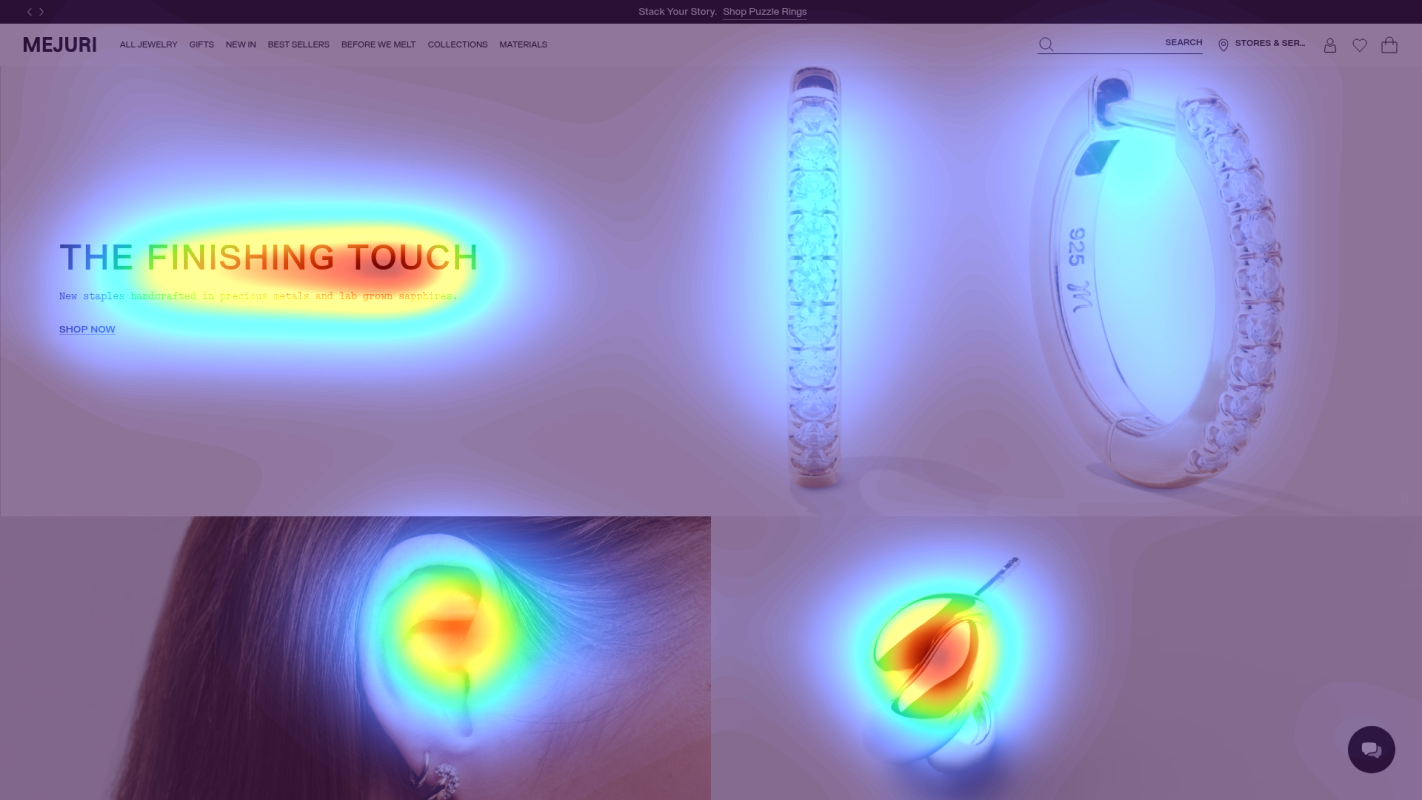 Attention heatmap section 1