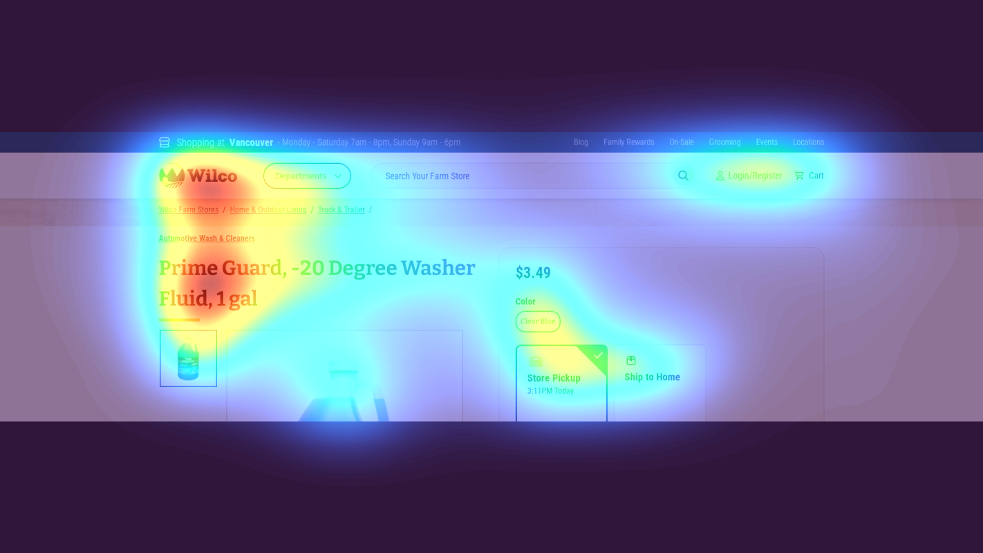 Attention heatmap section 1