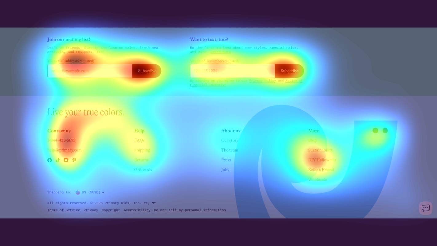 Attention heatmap section 3
