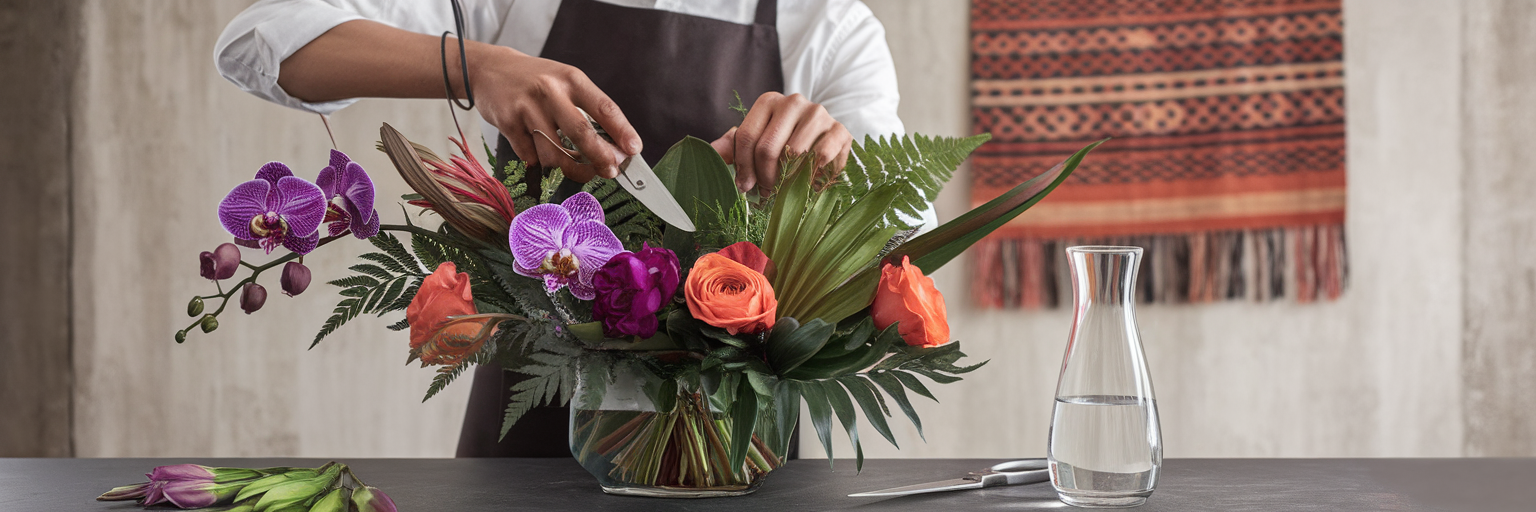 Ihre exotische Blumenauswahl zusammenstellen