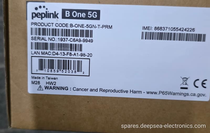 Peplink B One 5G B-ONE-5GN-T-PRM — Peplink