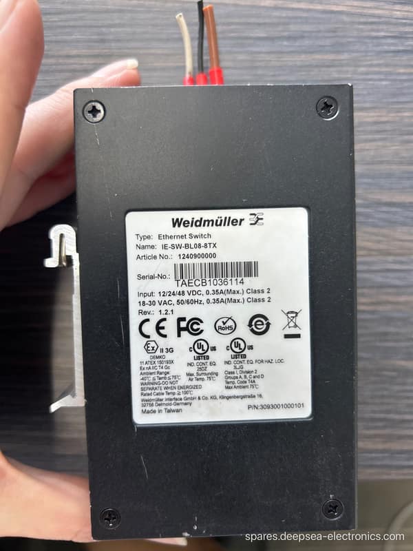 IE-SW-BL08-8TX 1240900000 — Weidmüller