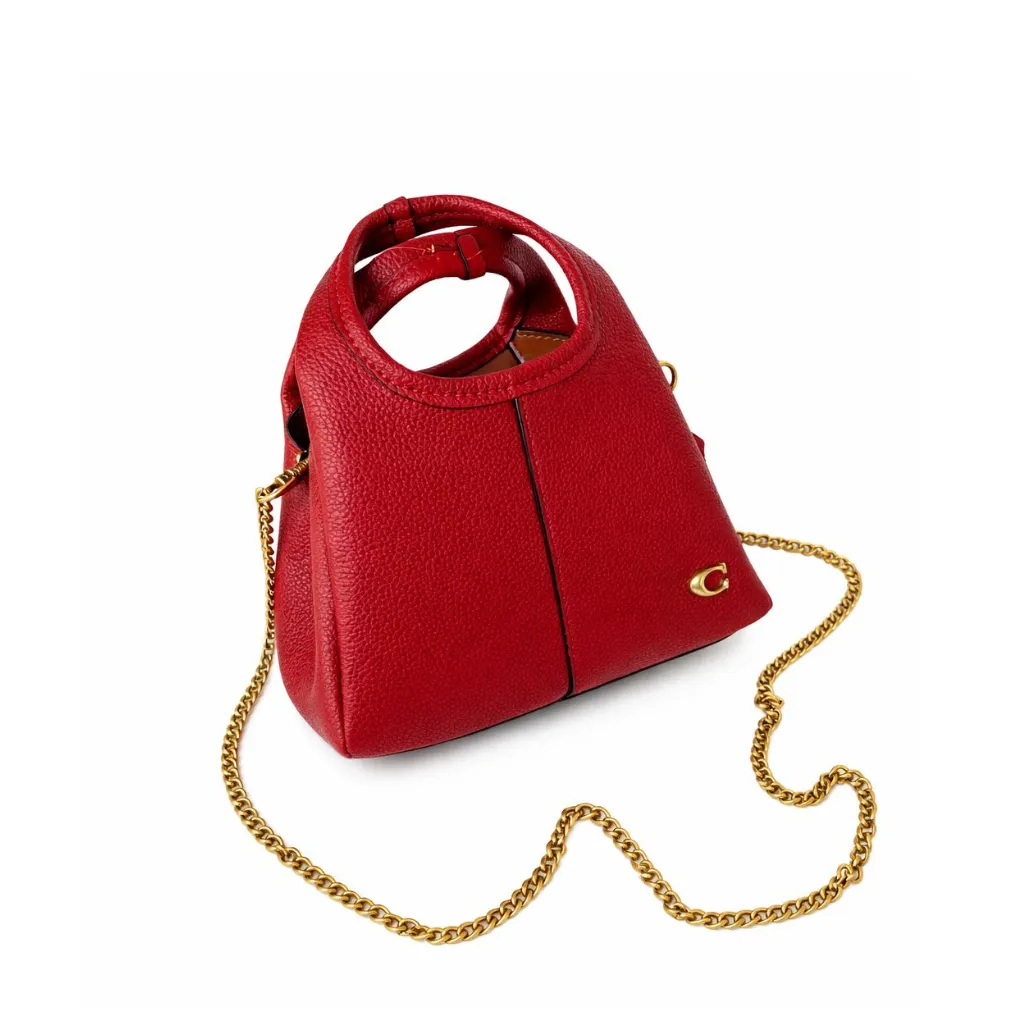 Coach Luna Bag - حقيبة كوتش "لونا" من الجلد المحبب الفاخر - حقائب