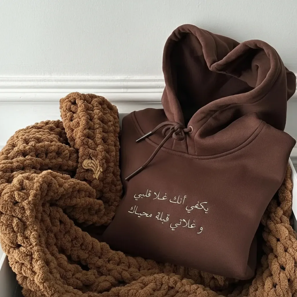 هودي شتوي مع الكتابه حسب الطلب