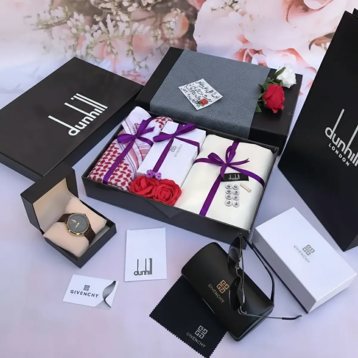 هدايا رجالية مع التنسيق والتغليف