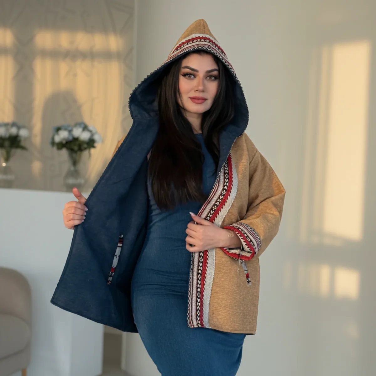 جاكيت شتوي نسائي – مبطن دبل فيس - هدايــا شتوية - صورة 4