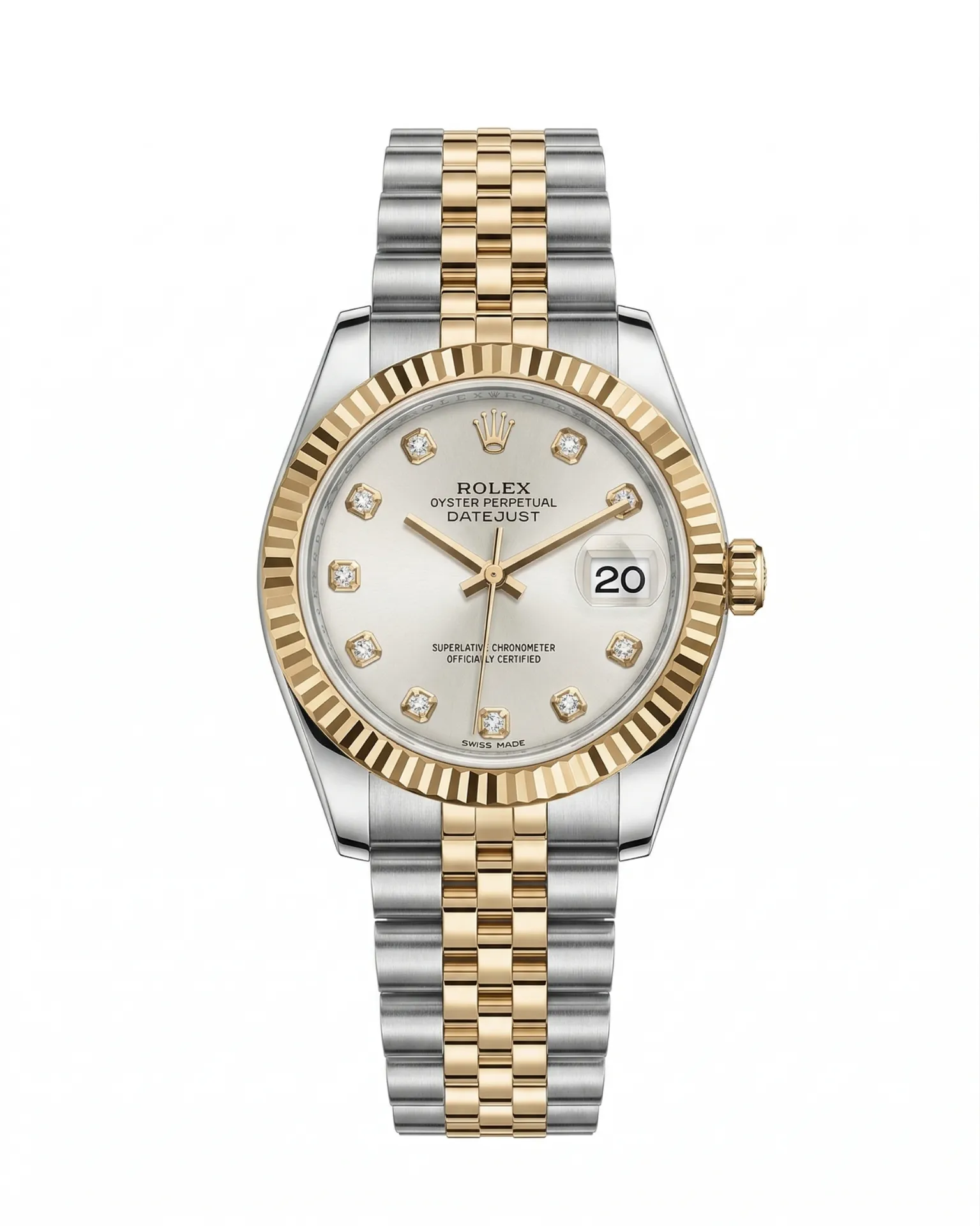 Rolex Datejust Oyster  Watch - ساعه رولكس ديت جست  أويستر ألماس
