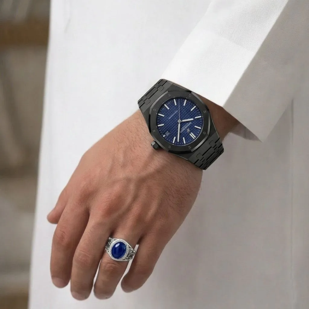 Audemars Piguet Royal Oak Replica - ساعة أوديمار رويال بيغيه  أوك إصدار "ماستر كواليتي - ساعات - صورة 2