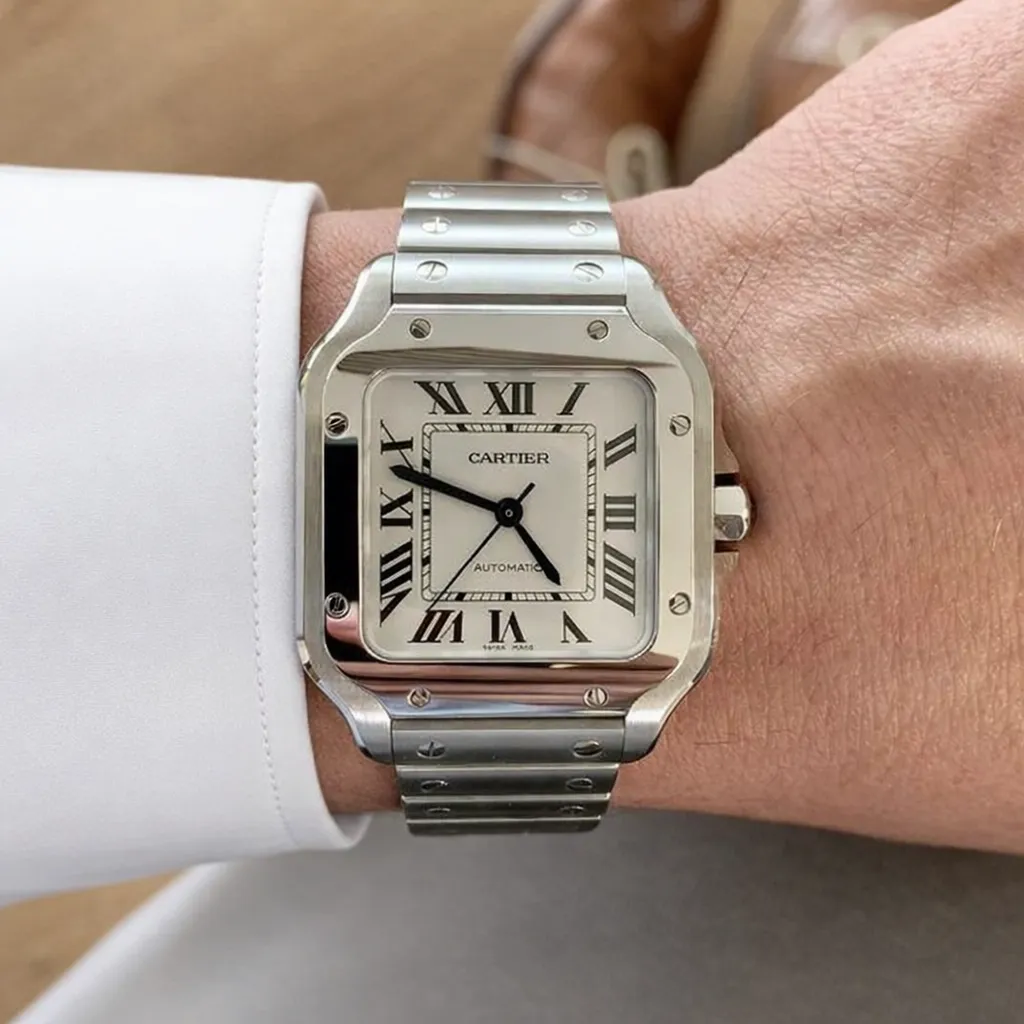 Cartier Santos - ساعة سانتوس دو كارتييه الرجالية - ساعات - صورة 2