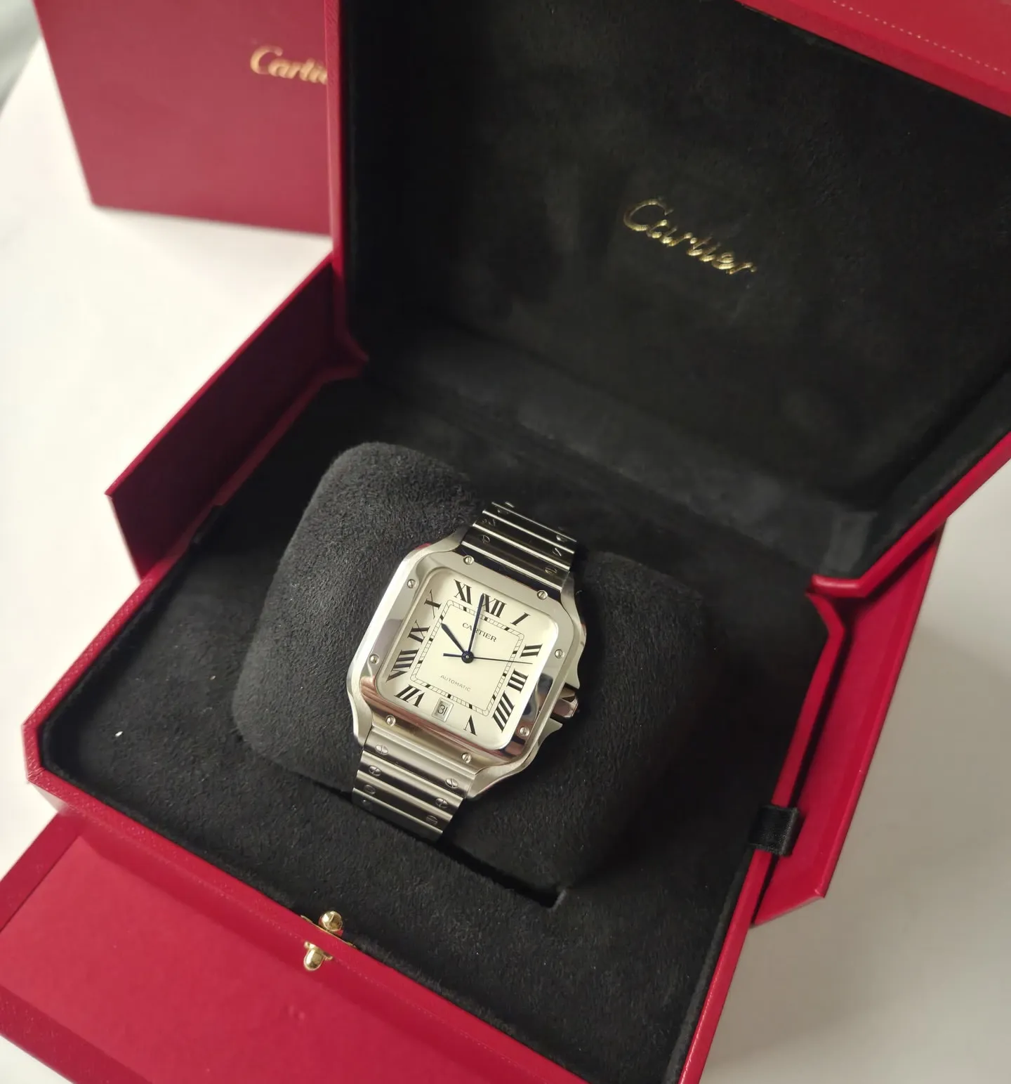 Cartier Santos - ساعة سانتوس دو كارتييه الرجالية - ساعات - صورة 3