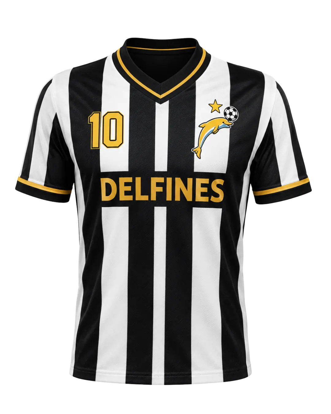 Camiseta Delfines | 26/27 - C/N Hincha Unisex Blanco+Negro