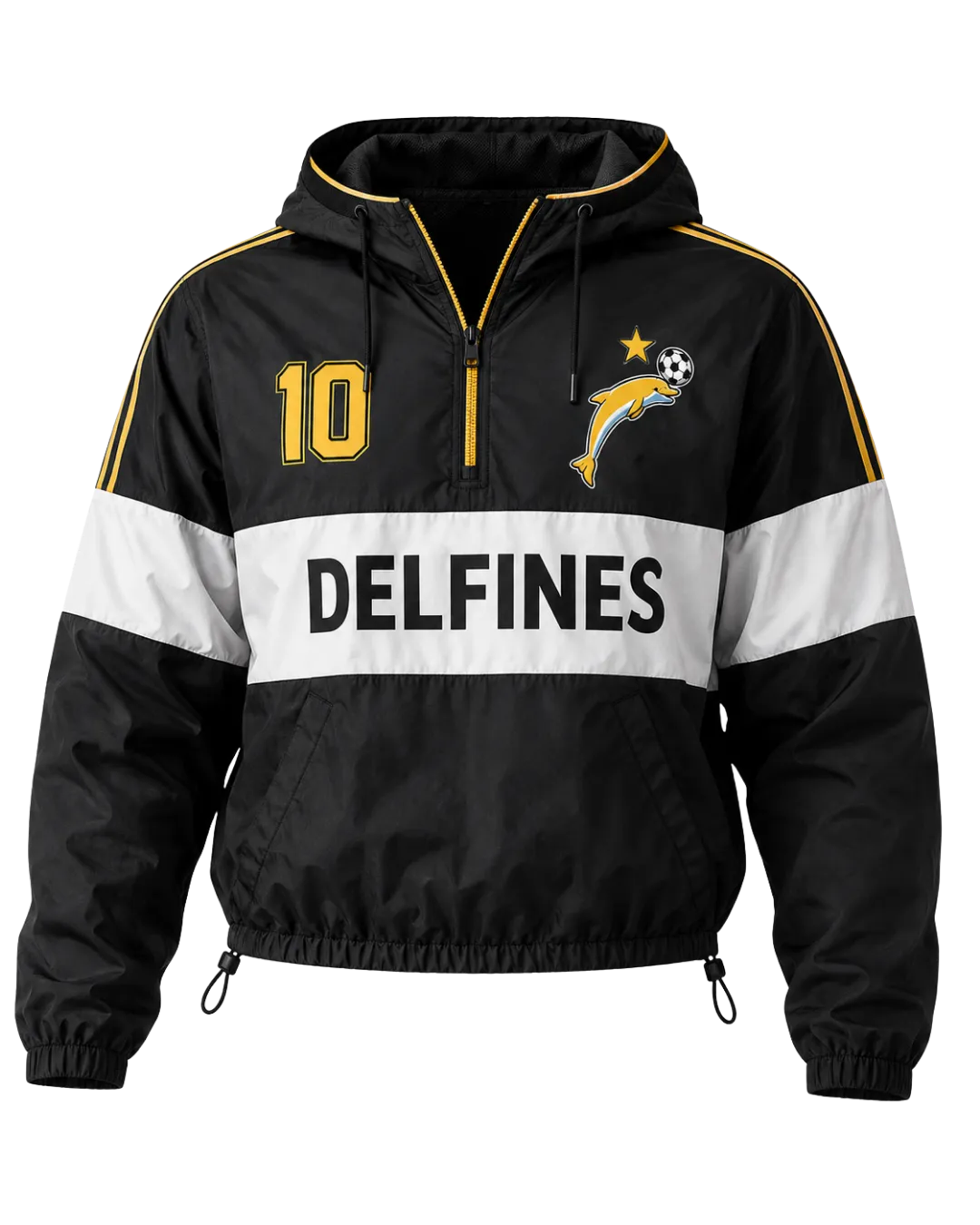 Chompa Delfines | 26/27 - C/N Hincha Unisex Blanco+Negro
